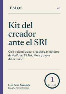 Portada del Kit del creador ante el SRI